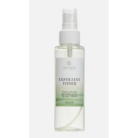 Matsesta. SEA ROSE. Тоник-пилинг на основе фруктовых кислот 5% AHA и 5% BHA 100 мл