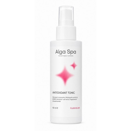 Alga Spa. Антиоксидантный тоник-спрей для лица на основе живой суспензии хлореллы, 150 мл