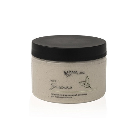 TM ChocoLatte. Крем-скраб для лица ЗЕЛЕНАЯ НУГА очищение, 160 г