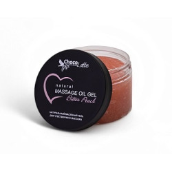 TM ChocoLatte. Масляный гель BITTER PEACH для чувственного массажа,150 мл