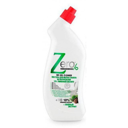 Zero. Эко-Гель для мытья туалета на натуральной лимонной кислоте, 750 мл