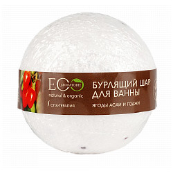 Ecolab. Бурлящий шар для ванны "Ягоды Асаи и Годжи" 220 г