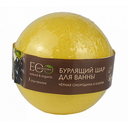 Ecolab. Бурлящий шар для ванны "Чёрная смородина и Клюква" 220 г